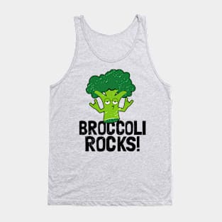 Funny Vegan Gifts - Broccoli Rocks! Tank Top